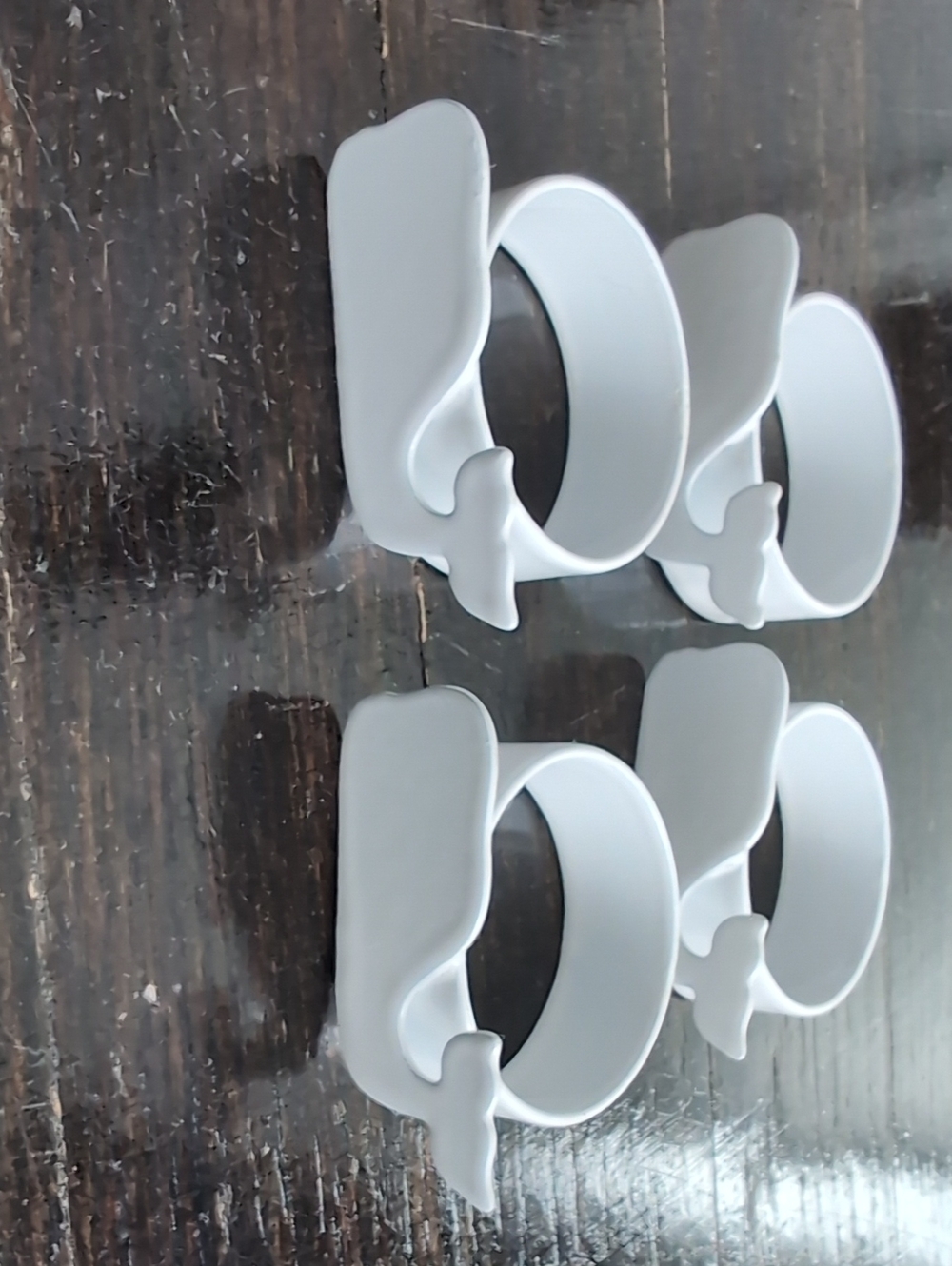 Vineyard Vines For Target White Whale Metal Napkin Rings (Set of 4)